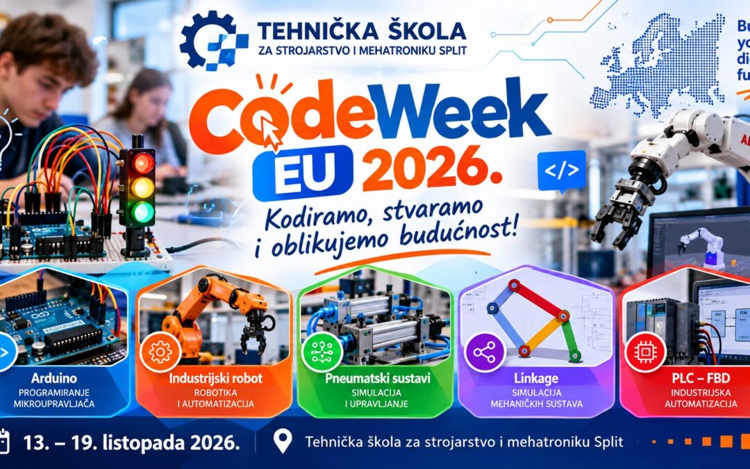 EU CODE WEEK 2026. – Kodiramo, stvaramo i oblikujemo budućnost!